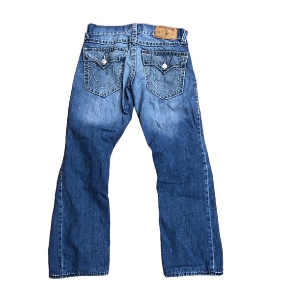 True Religion Jeans Size 31 STRAIGHT Blue - Picture 4 of 6
